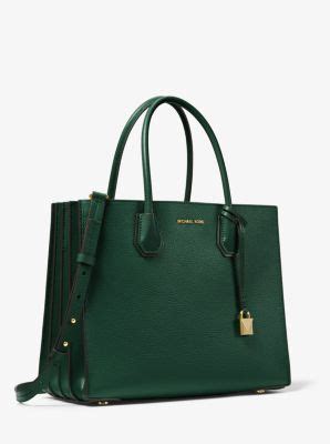 michael michael kors mercer accordion pebble leather tote teal|MICHAEL Michael Kors Mercer Accordion Pebble Leather Tote.